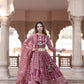 Burgundy Bagru Printed Designer Lehenga Choli