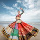 Designer-Printed Navratri Lehenga Choli with Real Mirror Work Multicolor