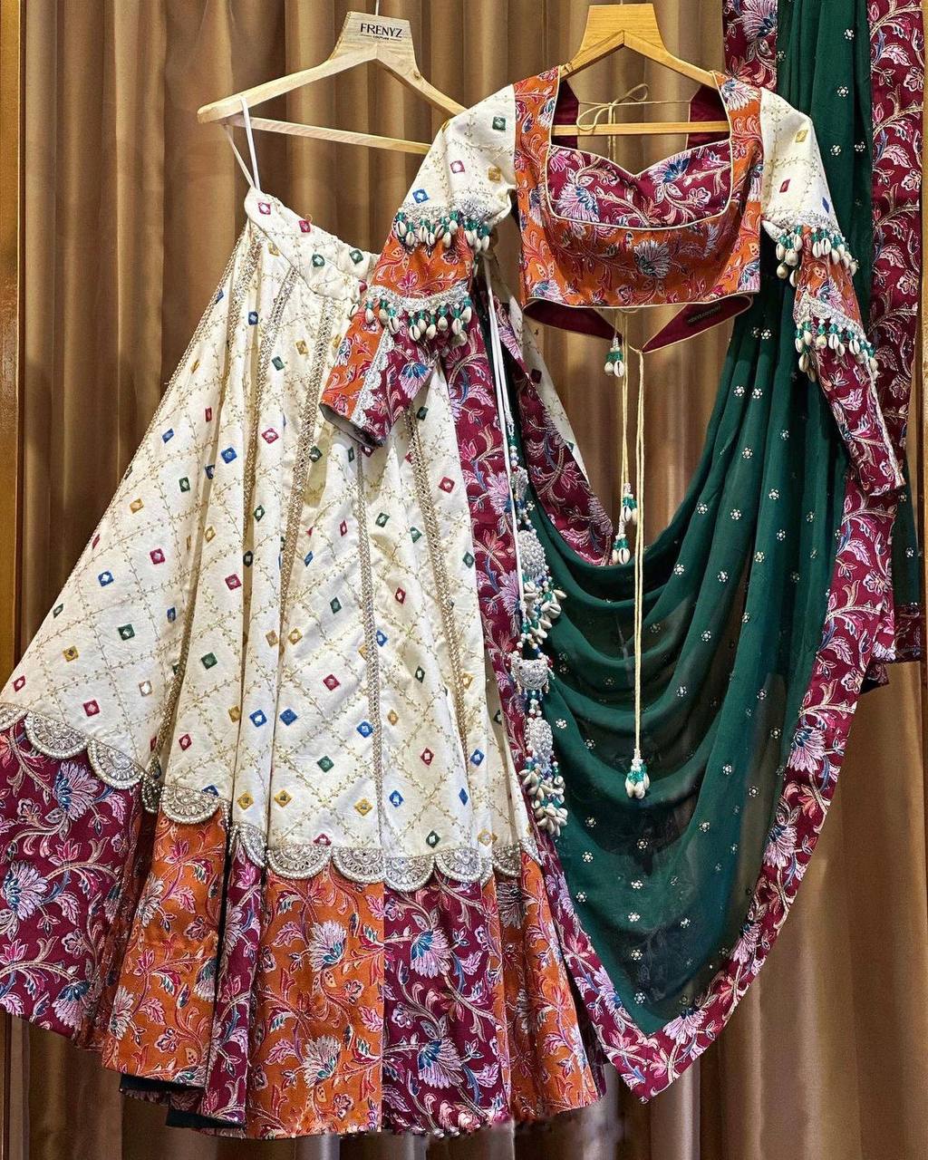 NAVRATRI SPECIAL! CHANIYA Choli garba dress traditional indian gujarati  lehenga $85.00 - PicClick