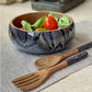 Handmade beautiful Wooden Serving Bowl and Spoon Set